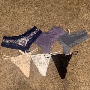 Victoria's Secret laced panty pack